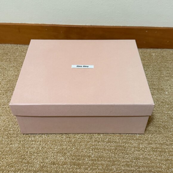 Miu Miu Platform Perforated Leather Metal Cap Toe Sneakers - Picture 9 of 9